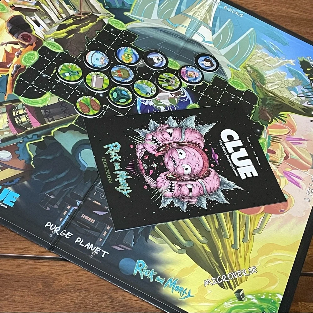 Rick and Morty Clue Board Game - Picture 9 of 12